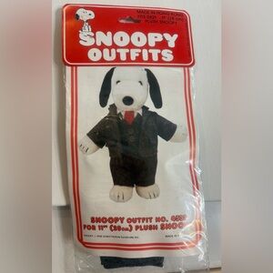NIB vintage Snoopy plush outfit 1958 #4535 maybe fit Labubu